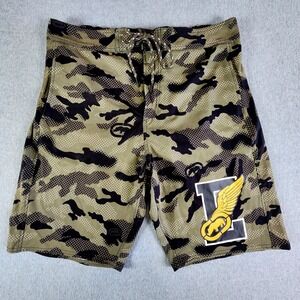 Ecko Unltd Swim Trunks‎ Mens XL 36x10 Camouflage Drawstring Lined Board Shorts